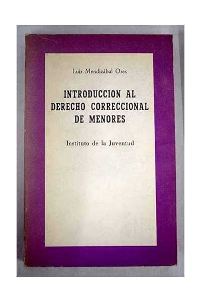 Introducción Al Derecho Correccional de Menores